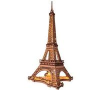 ROBOTIME Puzzle 3D en bois Tour Eiffel Nuit – 22 x 21,3 x 53 cm – Décoration d’étagère