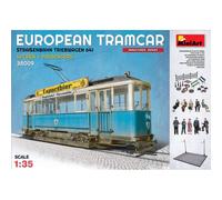 Unbekannt Mini Art 38009 - Kit European tramcar Strass Maquette triebwagen 641 avec Crew et Passengers