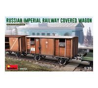 Maquette Train Maquette Wagon Couvert Russian Imperial Railway Miniart 1/35, Tra