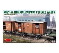 Maquette Train - Miniart - Russian Imperial Railway Covered Wagon - Intérieur - Mixte-Mini Art Multicolore