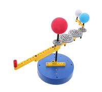 Maquette Trois Sphères Soleil Terre Lune, Kit Scientifique Éducatif | Plastique, Assemblage Manuel, Simulation Rotation et Orbite, pour Écoles Primaires et Ateliers d'Astronomie