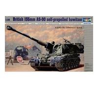 Maquette - TRUMPETER - British 155mm AS-90 - 1:35 - Plastique - Vert