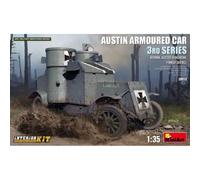 Maquette Véhicule Austin Armoured Car 3rd Series: German, Austro-Hungarian, Finnish Service. Interior Kit - Miniart-Mini Art Multicolore
