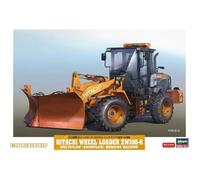 Maquette Véhicule Hitachi Wheel Loader Zw100-6 Multiplow (Snowplow) Working Machine - Hasegawa-Hasegawa Multicolore