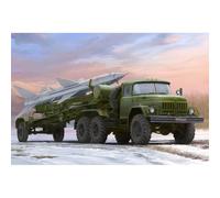 Maquette Véhicule Militaire : Camion Russe Zil-131v Remorqué Pr-11 Sa-2-Trumpeter