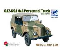 Maquette Véhicule Militaire : GAZ-69A 4X4 - Véhicule d'Etat Major Bronco Models G