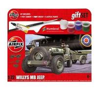 Maquette véhicule militaire : Gift Set : Willys MB Jeep Airfix G