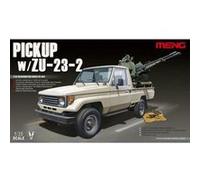 Maquette véhicule militaire : pick-up avec canon aa zu 23-2 meng G