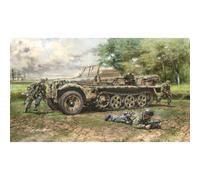 Maquette Véhicule Militaire : Sd.Kfz.10 Demag D7 Et Troupes