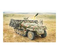 Maquette Véhicule Militaire : Sd.Kfz.251/1 Stuka Zu Fuss-Maquettes Italeri