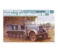 Maquette Véhicule Militaire : Sd.Kfz.7 Mittlere Zugkraftwagen 8t Version Antérieure-Trumpeter