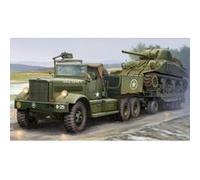 Maquette Véhicule Militaire : Tracteur et porte char US M19 Merit G