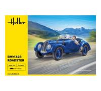 Maquette Voiture Bmw 328 Roadster |heller|80701| 1:24 Maquette Char Promo