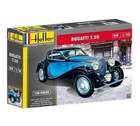 Heller Maquette voiture Bugatti T.50 – Échelle 1/24 – Gamme Classique 80706