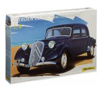 Maquette Voiture Citroen 15 Six "traction Avant" |heller|80799| 1:8 Maquette Cha