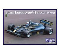 Maquette Voiture Formule 1 : Team Lotus Type 91 Belgian Gp 1982-Ebbro