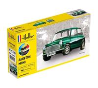 Maquette voiture - HELLER - Austin Mini - 52 pièces - Échelle 1/43 - À assembler et peindre