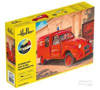 Heller - 1/24 Starter Kit Citroen 2cv Fourgonette Ak 250 Toy NEUF