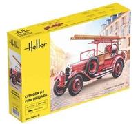 Maquette voiture Heller Citroën C4 Fire Brigade 1/24