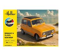 Heller 58704 Kit de démarrage Renault 4 TL/GTL Sun Roof 1/24