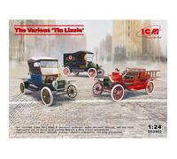 Maquette voiture - ICM - Ford Modèle T - 3 variantes - Échelle 1:24 - Vintage