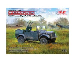 Maquette Voiture Le.gl.einheits-pkw Kfz.4 Wwii German Light Anti-aircraft Vehic
