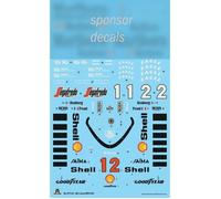 Maquette Voiture Mclaren Mp4/2c Italeri - 1/12ème - Blanc-Italeri Multicolore