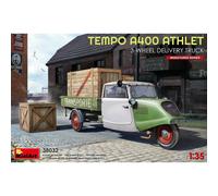 Maquette Voiture Tempo A400 Athlet 3-wheel Delivery Truck |miniart|38032| 1:35 M