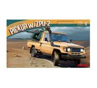 Maquette Voiture - TOYOTA - Hilux - Pick-Up - Canon AA ZU-23-2 - Échelle 1/35