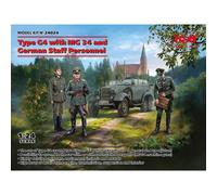 (ICM24024) - ICM 1:24 - Type G4 & MG34 and German Staff Personnel