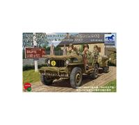 Gpw 1/4 Ton 4x4 Utility Track Mod.1942 W/10-cwt & Airborne Crew- 1:35e -