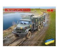 Maquette Camion Zіl-131 Afu With Dshkm |icm|72821| 1:72 Maquette Char Promo