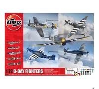 Maquettes Avions Militaires - AIRFIX - D-Day Fighters - 1/72 - 5 Modèles - Pour Adultes