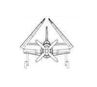 Maquettes Avions : Set De 4 Mini Avions Sb2c Helldiver (Pre-Peints)-Trumpeter