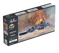 Heller Kit de démarrage Bismarck + Tirpitz 1/400 HEL55078