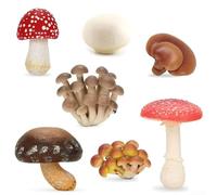 Maquettes de champignons réalistes - Touche décorative parfaite pour les intérieurs de la nature