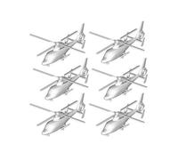 Maquettes Hélicoptères : Set De 6 Hélicoptères Z-9c Chinois