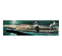 Revell Modèle réduit U.S.S. Enterprise – Porte-avions nucléaire 1:720, 48 cm, 102 pièces, Gris