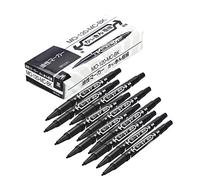 Maqueur de Tatouage Accessoires de Tatouage, 10pcs Stylo Feutre Marqueur Noir à Double Pointes Stylo Tatouage Piercing Marquage Stylo pour Outil De Tatouage, Tatouer Art Corp.