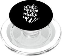 Maquillage à lèvres Wake Up and Make Up Cute Beauty PopSockets PopGrip pour MagSafe