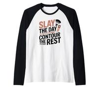 Maquillage Artiste Slay The Day Contour Cosmétologue Humour Manche Raglan