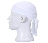 Maquillage bandeau chapeaux en plein air casquette de cyclisme chapeau de pirate bandeau respirant vtt vélo équitation foulard - vert armée(White)