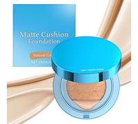 Maquillage Coussion, Correcteur en Cushion Mat Anti-Transpiration pour les Femmes, Crème Correctrice Tenue Allongée pour Fête Plage Extérieur École Voyage d'Affaires