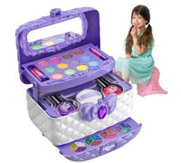 Maquillage de princesse pour filles - Ensemble cosmétique complet pour tout-petits, concept de jeu de rôle créatif, coffret de maquillage interactif avec des caractéristiques de conception de
