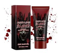 Maquillage de sang de scène, gel sanguin,Faux sang pour Halloween | Maquillage de vampire, 1,76 oz de sang d'Halloween, lavable, maquillage spécial, réaliste, pour faux saignement de nez, Halloween, c