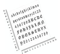 Maquillage de tatouage,tatouage temporaire, Beaux autocollants de tatouage, lot de 3 lettres gothiques cool, autocollants de tatouage for le corps, noms, faux tatouages, DIY bricolage
