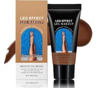 Maquillage des jambes - Couvrance complète - Imperméable - Pas de transfert - Correcteur de teint pour les jambes et le corps - Pour peau mature - Teint lisse - Longue durée - Bronze