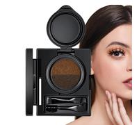 Maquillage Des Sourcils, Pommade À Sourcils - Kit De Crème À Sourcils Double Couleur,Tampons À Sourcils Pour Femmes, Pommade À Sourcils Imperméable Et Anti-taches Avec Brosse À Double Tête Pour La Pré