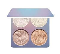 Maquillage en poudre à lever quatre couleurs haute brillance pour améliorer la Poudre de à paupières Glitter Highlight Poudre pour éclaircir les contours du visage Maquillage des joues (B, One Size)