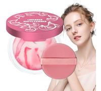 Maquillage En Poudre - Poudre Libre Teint Matte - Texture Légère Résistante à l'Eau Anti-Brillance Primer Correcteur Couvrance Intégrale Peaux Mixtes à Grasses Voyage Quotidien